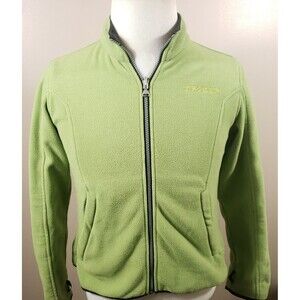 Spyder Jacket Women’s  Medium Fleece Full Zip Logo  Green Casual Outdoors